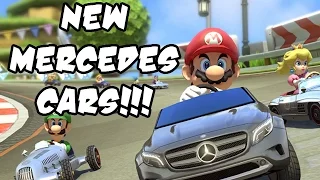 Mario Kart 8 Mercedes DLC Gameplay - Sweet New Rides!! (1080p Wii U)