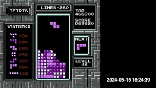 My Earliest Rollover in NES Tetris