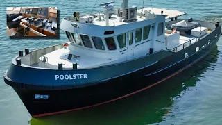 €899,000 Trawler Style Explorer Yacht ‘Poolster’ (3,000 NM Range)
