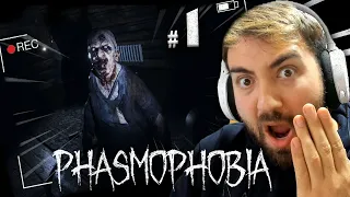 😈 ÖLMEDEN HAYALETLİ EVDE 1 GECE GEÇİRMEK 😈| HAYALET AVI EKİP İLE HAN KANAL | PHASMOPHOBIA TÜRKÇE #1