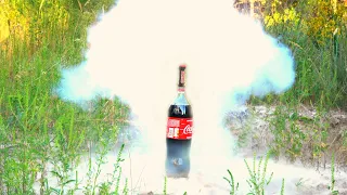 EXPERIMENT Firecrackers VS Coca Cola