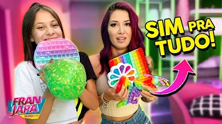 DIZENDO SIM PRA TODOS FIDGET TOYS QUE A BIANKINHA  ESCOLHER !!! - Fran Japa