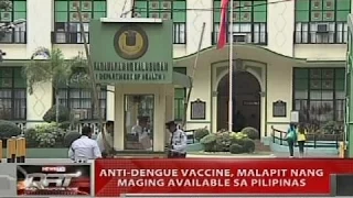 QRT: Anti-dengue vaccine, malapit nang maging available sa Pilipinas