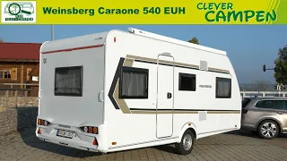 Caraone 540 EUH: Was kann der erste Hubbett-Caravan von Weinsberg? Review/Test - Clever Campen