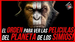 ORDEN DE LAS PELICULAS DEL PLANETA DE LOS SIMIOS