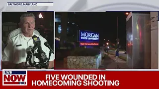 Morgan State shooting update: police confirm five people injured | LiveNOW from FOX