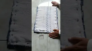 Cara Membuat Keset dari Handuk dan Kaos Bekas