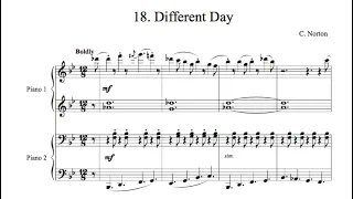 C. Norton - 18. Different Day - Microjazz Piano duets collection 2 for piano four hands (score)