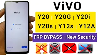 Vivo Y20 Frp Bypass Android 11 | Vivo Y20/Y20G/Y20i/Y20s/Y20A Google Account Unlock || New Method