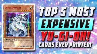 Top 5 MOST EXPENSIVE Yu-Gi-Oh! Cards EVER!