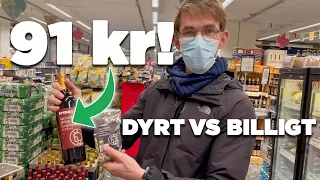 Dyrt vs Billigt Julemad (Kvalitet vs Pris) - Mest for pengene med Daniels Pengetips (Blindsmagning)