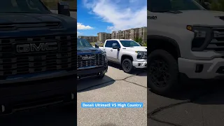 2024 GMC Denali Ultimate VS 2024 Chevy High Country HD