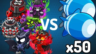 BTD6 Each Tier 5 VS. 50 MOABS