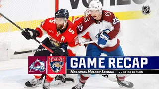 Avalanche @ Panthers 2/10 | NHL Highlights 2024