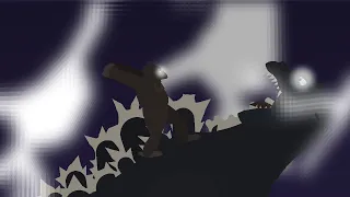 gojira(1954) vs king kong (1933)(stick nodes animation)
