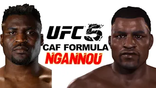 How to make Francis Ngannou in UFC 5 CAF Formula