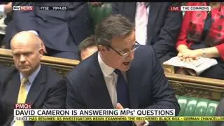 PMQs: Cameron Apologises For Government On Infected Blood Donations