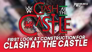 First Look At Stage Construction For WWE Clash At The Castle