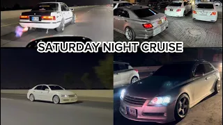 SATURDAY NIGHT MEET | LOUD PATAKAY 🔥|AIR SUSPENSION MARK X DOUNUTS 🤍|MIDNIGHTCREW ❤️