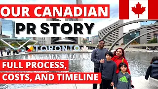 OUR *EMOTIONAL* CANADIAN PR STORY / Canada PR Process 2022 (Express Entry) Costs,Timeline, Process