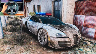 Restore - Police Bugatti Veyron + Chase | Forza Horizon 5 | Logitech G920 Gameplay | 4K 60FPS