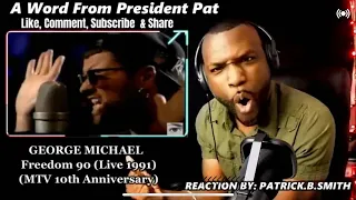 GEORGE MICHAEL - Freedom 90 -(Live for MTV 10th Anniversary) 1991 -REACTION VIDEO