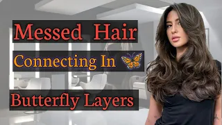 Wings of Beauty: The Butterfly Hairstyle|Time To Try the Viral butterfly Layers 🦋|@ARichHairCraft