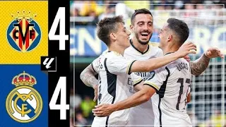 real madrid 4 - 4 Villarreal