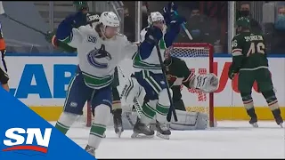 Quinn Hughes Snipes First Playoff Goal To Tie Canucks With Wild