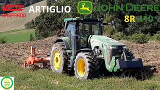 John Deere 8R 410 work whit Maschio Artiglio | Ripuntatura terreno con john Deere 8R 410 e Maschio