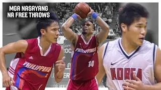 MGA NASAYANG NA FREE THROWS - Philippines vs Korea ASIAN GAMES 2002