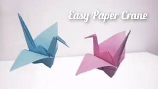 Unique paper crane origami crane step by step | easy origami