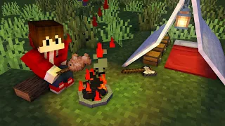 Minecraft ABER wir Campen | LarsLP