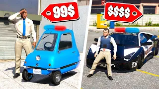 МАШИНА ПОЛИЦИИ ЗА 99$ или МАШИНА ПОЛИЦИИ ЗА 300.000$ / GTA 5 СРАВНЕНИЕ ДЕШЁВОЕ и ДОРОГОЕ МОДЫ ГТА 5