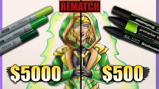 $5000 vs $500 MARKER ART | Cheap vs Expensive!! Which is WORTH IT..? | LOKI VARIANT