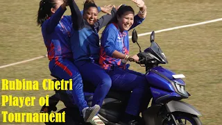 Nepal Cricket Team Prime Minister Women Cups Final | Rubina Chettry gives ride to Apsari begum