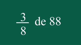 Calcular la fracción de un número de dos formas super fácil