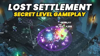 Lost Settlement Level Gameplay Complete Run | Minecraft Dungeons Creeping Winter DLC