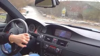 BMW M3 E92 - DONUTS Drift ´s Onboard Inside V8 Sound ESP / DSC OFF Action