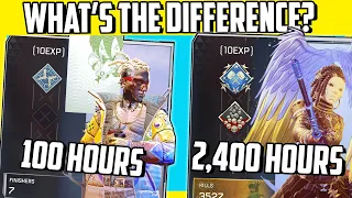 100 Hours Played Vs 2,400 Hours Played In Apex Legends - What Is The Difference?