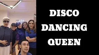 DISCO DANCING QUEEN  - line dance demo by J'DORE