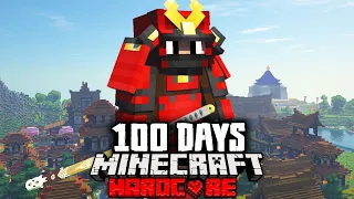 We Survived 100 Days as Samurai in Hardcore Minecraft