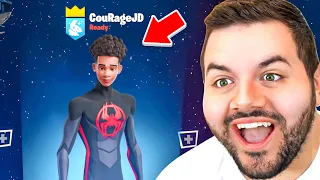 🔴LIVE - MILES MORALES *EARLY ACCESS* FORTNITE SKIN + NEW SPIDERMAN UPDATE SOON?