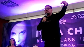 Direk Rahyan Carlos reveal the different of Chubbuck technique
