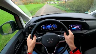 2022 VW Caddy California [2.0 TDI - 122 HP] POV Test Drive