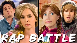 RAPUNZEL vs ANNA: Princess Rap Battle (Eliza Dushku James Maslow Tom Lenk Whitney Avalon) *explicit*