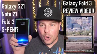 Galaxy S21, Note 21, Galaxy Fold 3 ALL Getting S-PEN!? ! Galaxy Z Fold 2 REVIEW VIDEO LEAKS