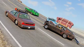 BeamNG Drive - Cars vs RoadRage #19