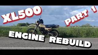 Honda XL500R engine rebuild