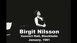 Birgit Nilsson Sings Turandot at Concert Hall, Stockholm